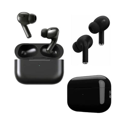 Wireless Bluetooth Earbuds with Charging Case, Noise Reduction, Black