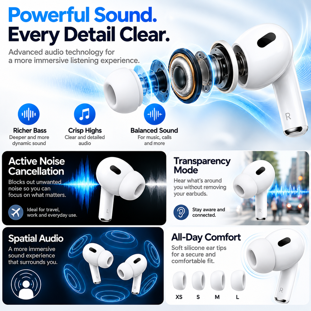 Apple AirPods Pro 2nd Generation – Whi