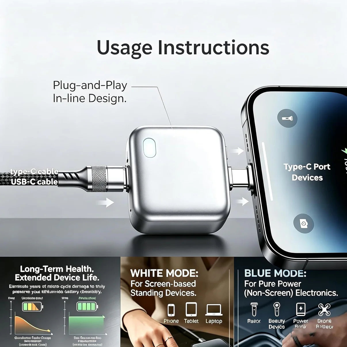 AirVolt Pro™ LX-007 – Intelligent Charging Protection for Smartphones, Tablets & More