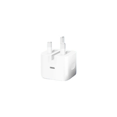 USB-C Fast Wall Charger Adapter, UK 3-Pin Plug, Compact Design