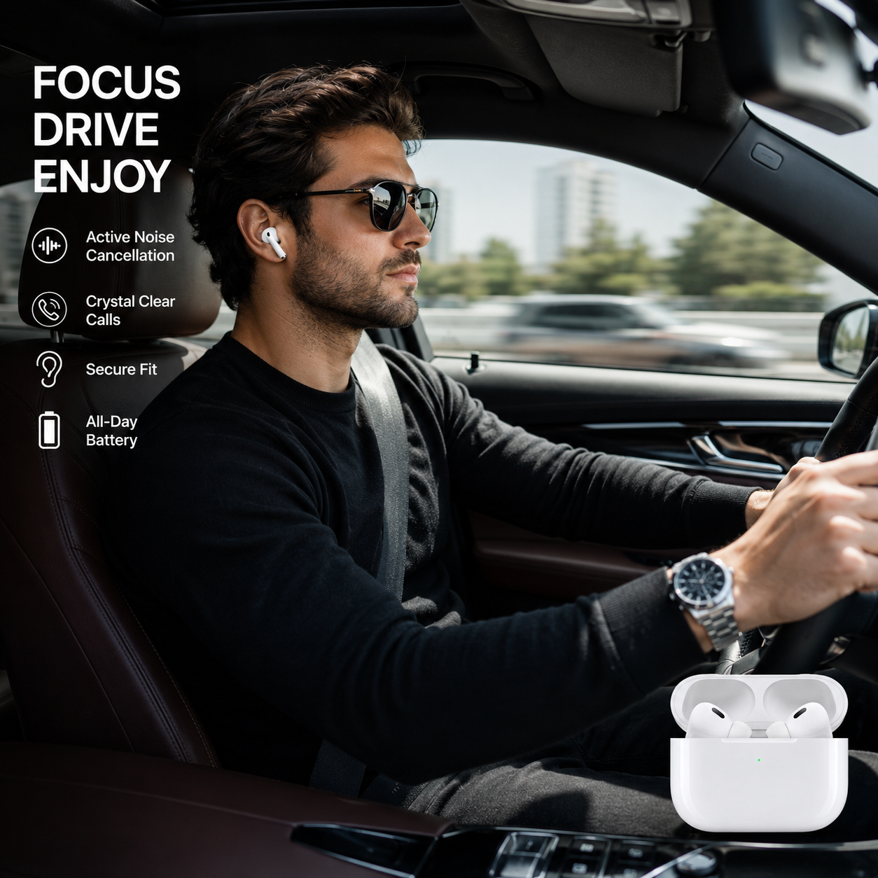 AirPods Pro 2 ANC Wireless Earbuds – Premium Sound & Crystal Clear Calls