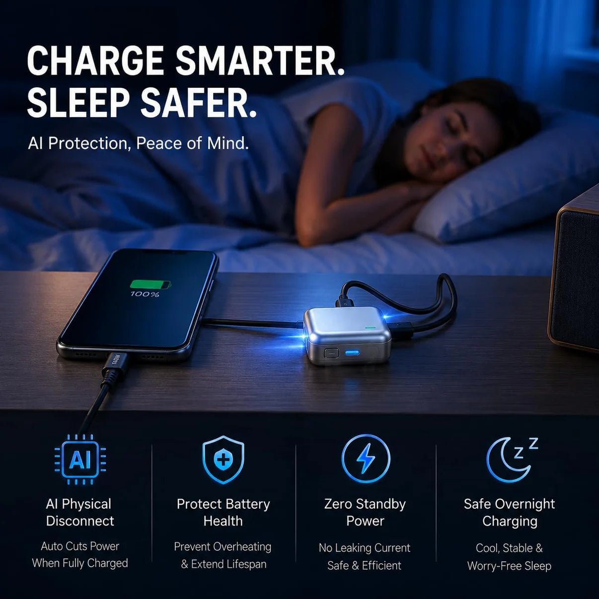 AirVolt Pro™ LX-007 – Intelligent Charging Protection for Smartphones, Tablets & More