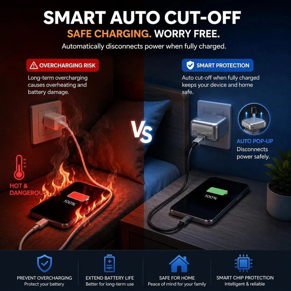 AirVolt Pro™ LX-007 – Intelligent Charging Protection for Smartphones, Tablets & More